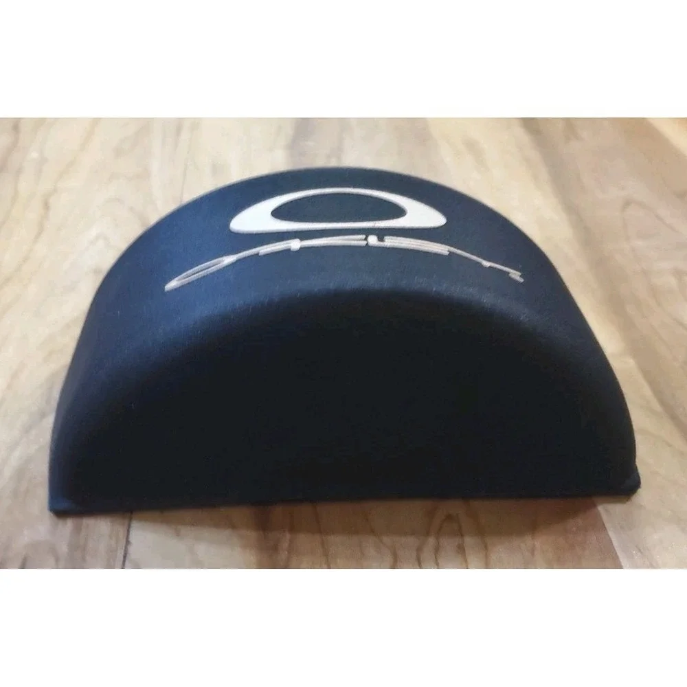 Vintage 90s‎ Oakley Hard Shell Sunglasses Case Soft Top Snap Closure Black